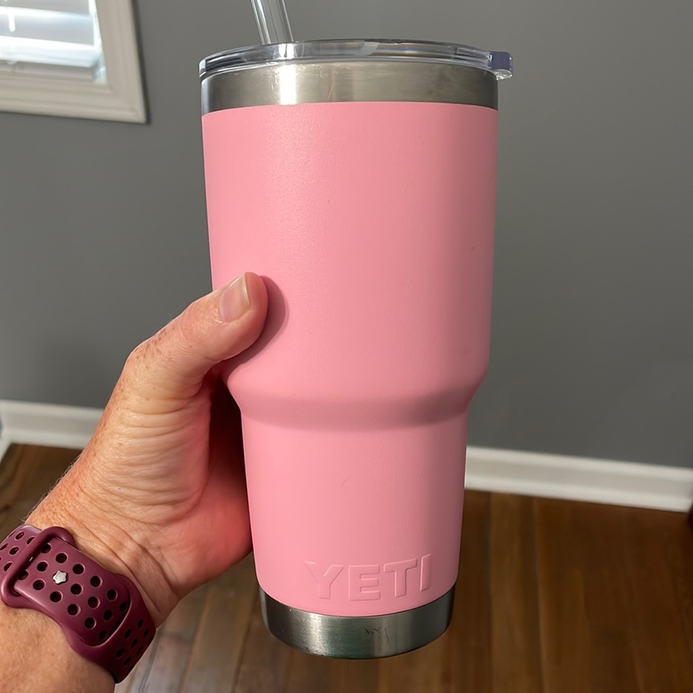 Authentic limited edition pink 30oz yeti tumbler